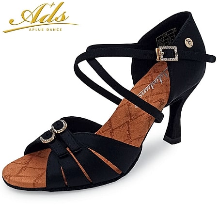 Zapatos baile negros para anchos y