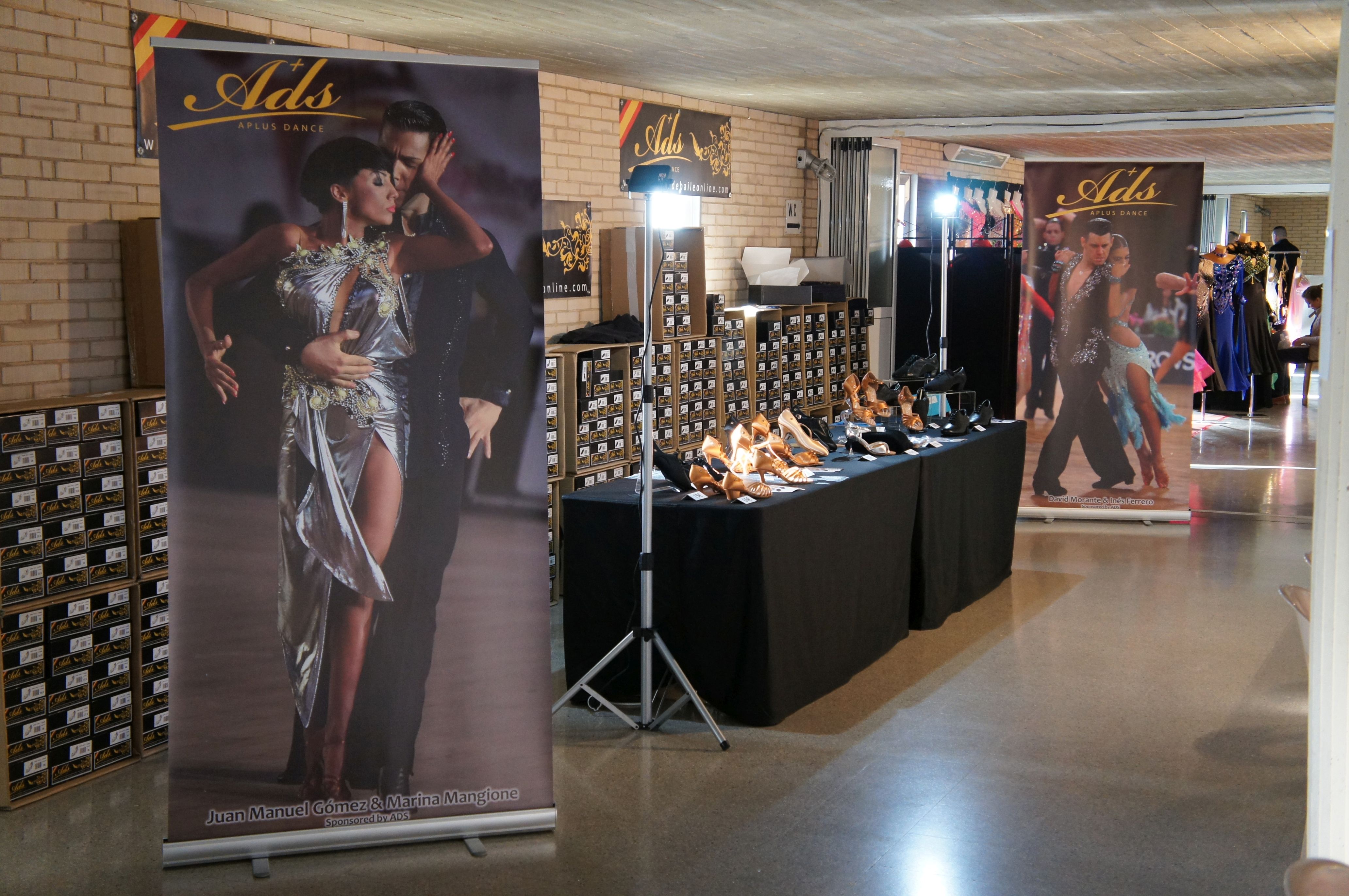 stand zapatos de baile deportivo ADS Spanish Open Salou 2016